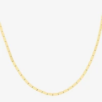 Unisex Adult 14K Gold 18 Inch Chain Necklace