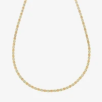 Womens 14K Gold 18 Inch Valentino Chain Necklace
