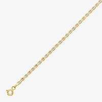 Womens 14K Gold 18 Inch Valentino Chain Necklace