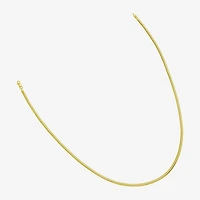 Unisex Adult 14K Gold 20 Inch Snake Chain Necklace