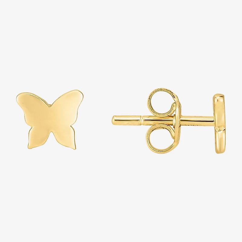 Gold Addiction 14K Gold 5.6mm Stud Earrings