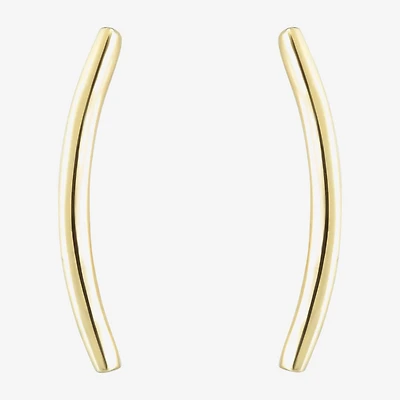 Gold Addiction 14K Gold 15mm Stud Earrings