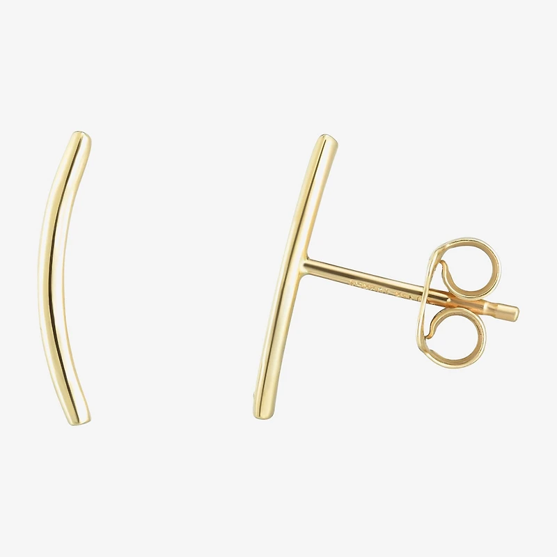 Gold Addiction 14K Gold 15mm Stud Earrings