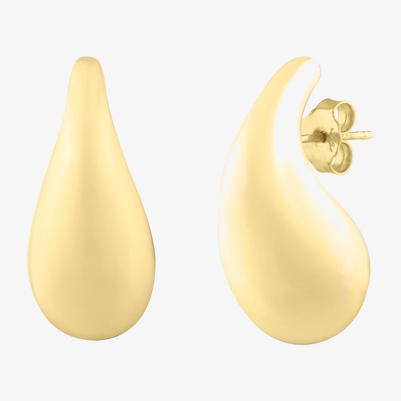 14K Gold 27.9mm Stud Earrings