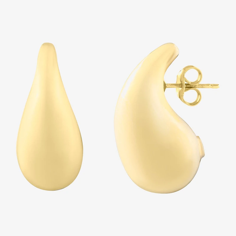 14K Gold 27.9mm Stud Earrings