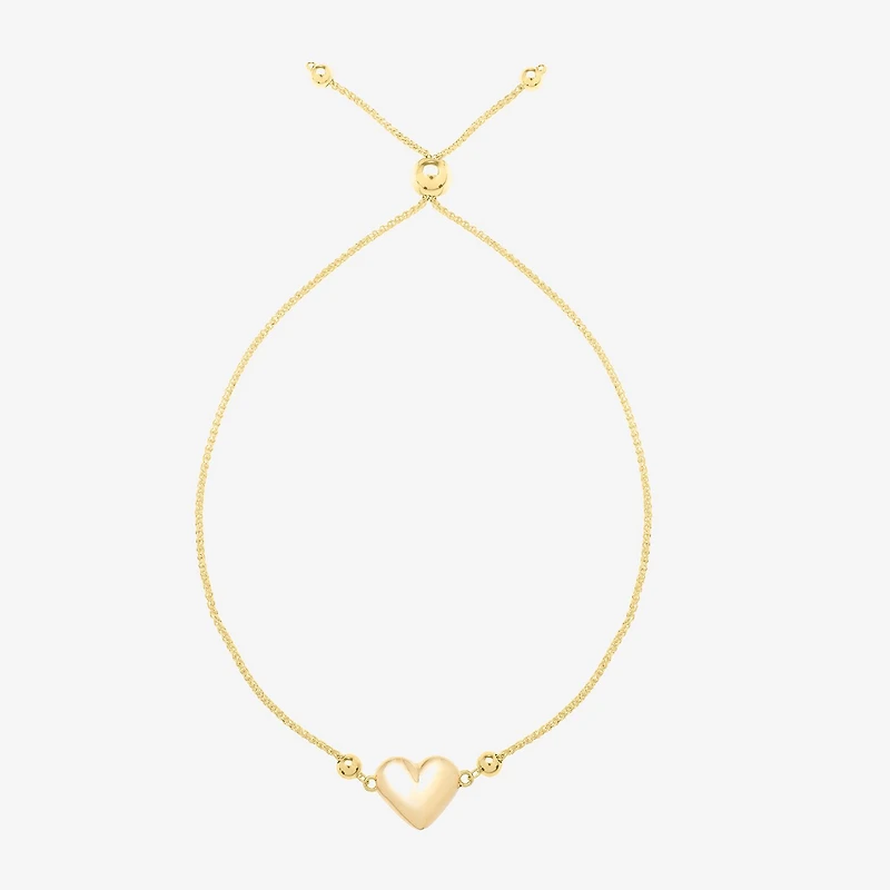Womens 14K Gold 9 Inch Wheat Chain Bracelet