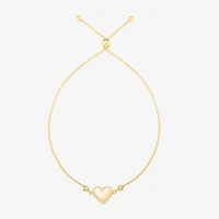 Womens 14K Gold 9 Inch Wheat Chain Bracelet