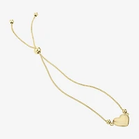 Womens 14K Gold 9 Inch Wheat Chain Bracelet