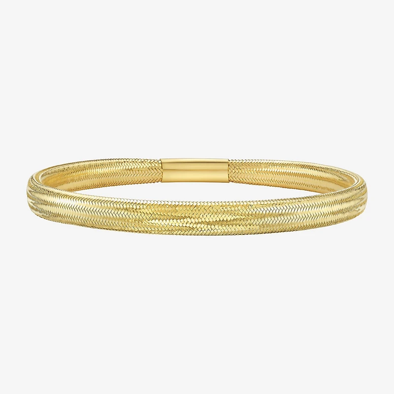 Unisex Adult 14K Gold Bangle Bracelet