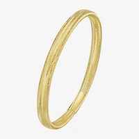 Unisex Adult 14K Gold Bangle Bracelet