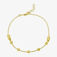 Womens 14K Gold 8 1/2 Inch Cable Chain Bracelet
