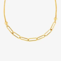 Gold Addiction Womens 14K Gold 9 1/4 Inch Wheat Chain Bracelet