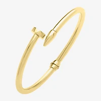 Gold Addiction Unisex Adult 14K Gold Bangle Bracelet