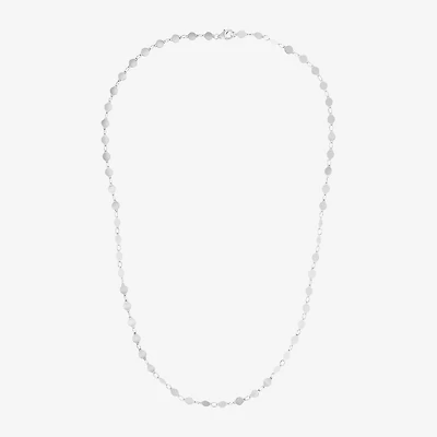 Womens 14K Gold Inch Chain Necklace