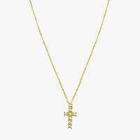 Cross Unisex Adult 14K Gold Cross 18 Inch Pendant Necklace
