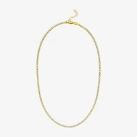 Unisex Adult 14K Gold 17 Inch Chain Necklace