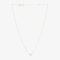 Star Of David Womens 14K Gold Star 18 Inch Pendant Necklace