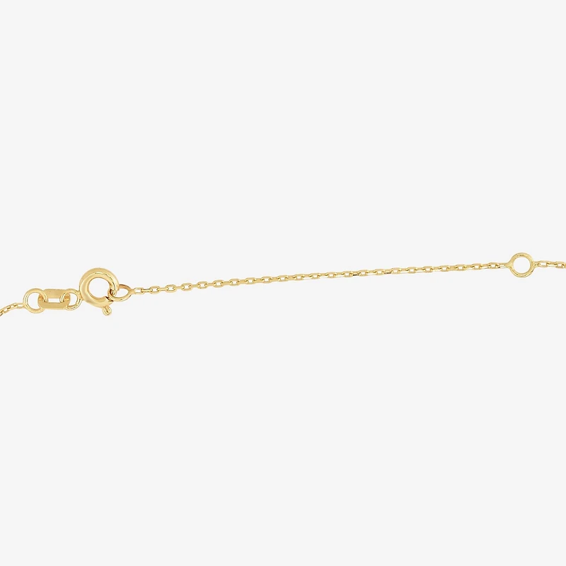 Gold Addiction Womens 14K Gold 18 Inch Pendant Necklace