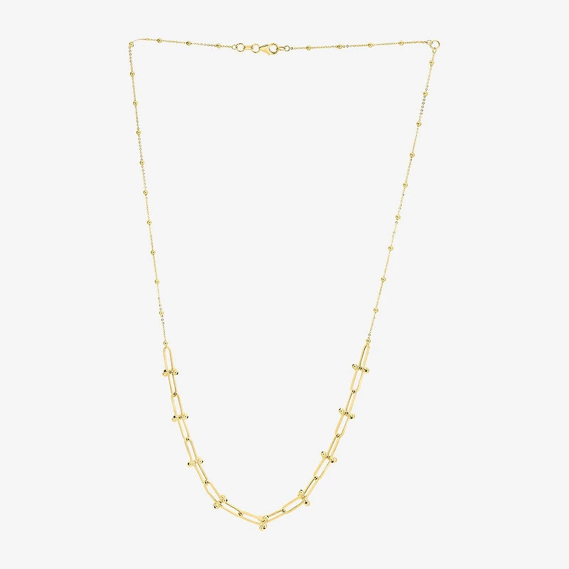 Gold Addiction Unisex Adult 14K Gold Inch Chain Necklace