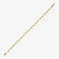 Unisex Adult 14K Gold 18 Inch Bead Chain Necklace