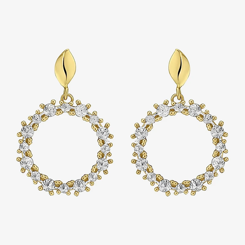 Womens 14K Gold Drop Earrings