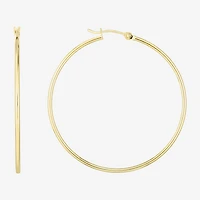 Womens 14K Gold 45mm Hoop Earrings