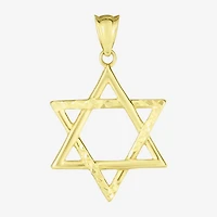 Religious Jewelry Star Of David Unisex Adult 14K Gold Star Pendant