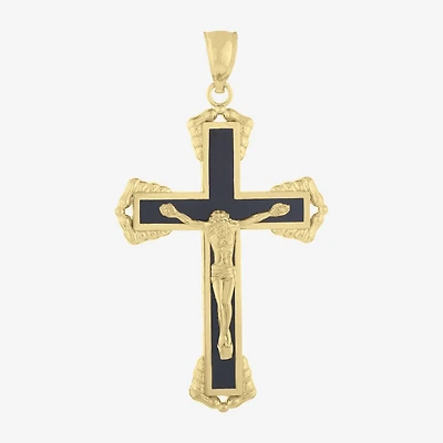 Religious Jewelry Cross Unisex Adult 14K Gold Cross Pendant