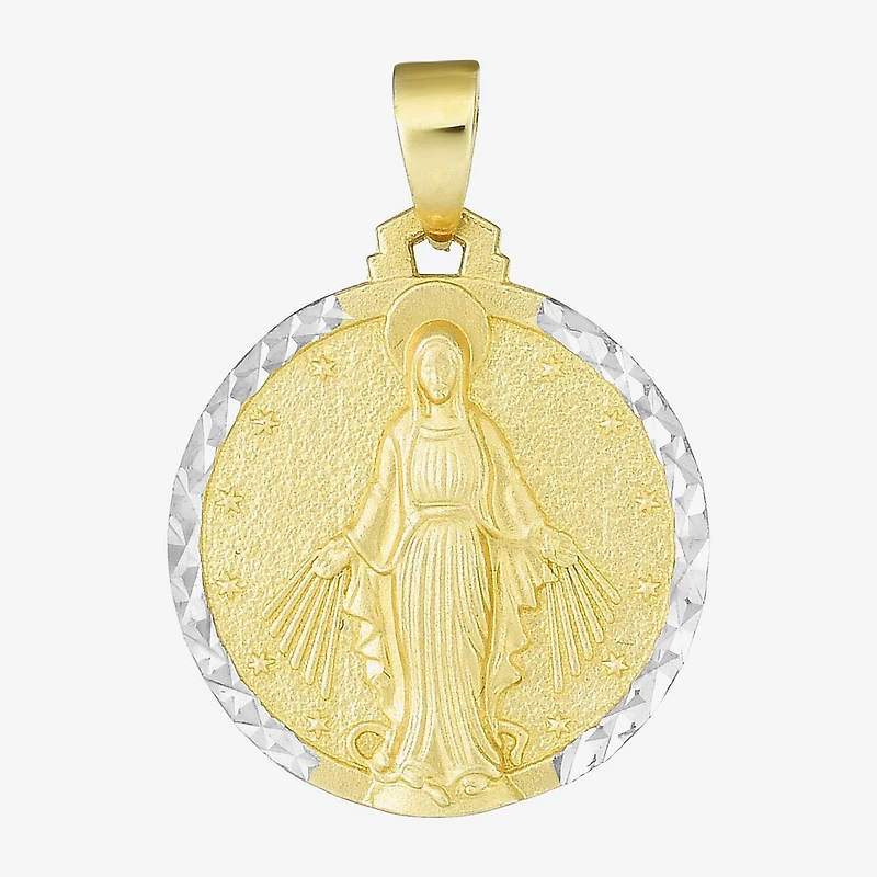 Religious Jewelry Mary Unisex Adult 14K Gold Pendant