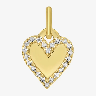 Unisex Adult 14K Gold Heart Pendant
