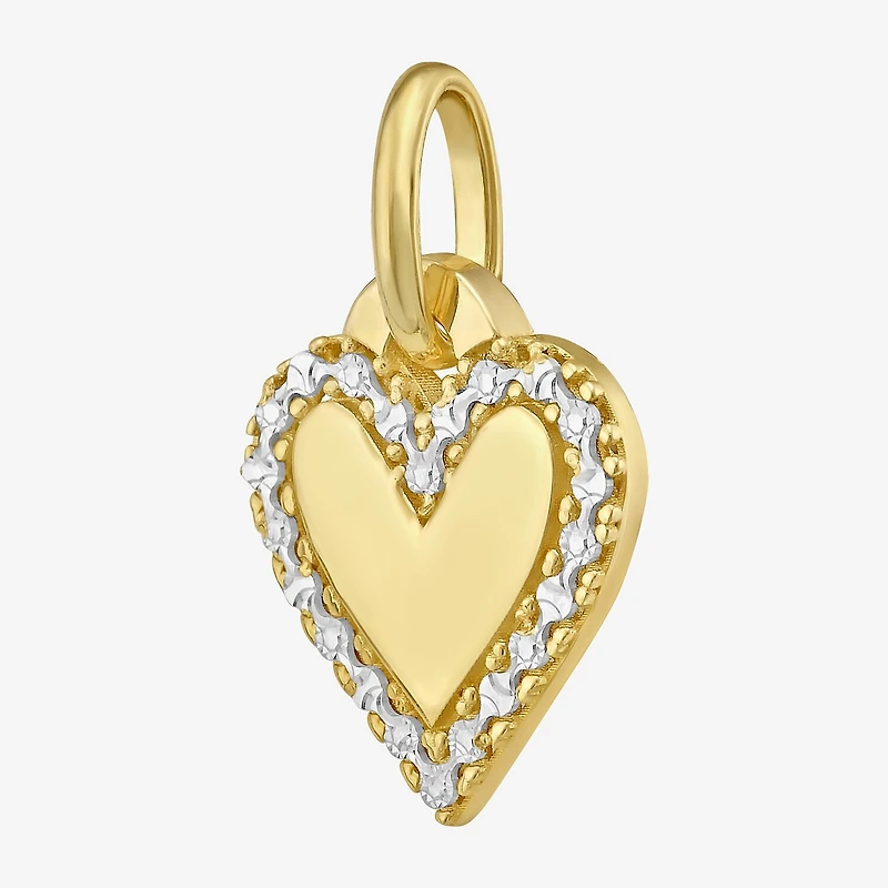 Unisex Adult 14K Gold Heart Pendant