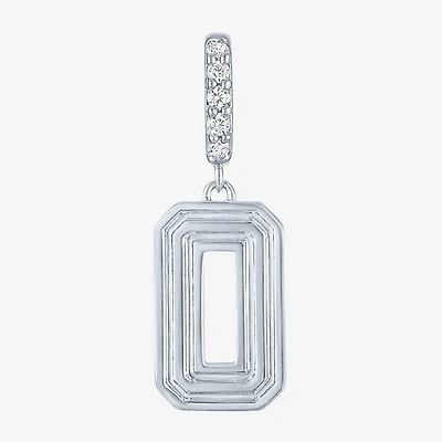 Charmed by Diamond Addiction Number (G-H / Si2-I1) Womens Accent Lab Grown White Sterling Silver Pendant