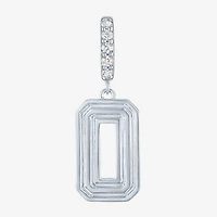 Charmed by Diamond Addiction Number (G-H / Si2-I1) Womens Accent Lab Grown White Sterling Silver Pendant