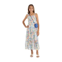 Speechless Big Kid Girls Sleeveless Floral Maxi Dress