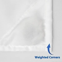 Awesome Home™ No Hook Ombre Waffle Snap-In Liner Shower Curtain