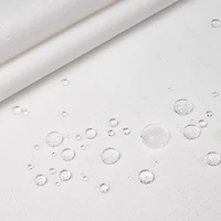 Awesome Home™ No Hook Slub Linen Texture Peva Snap-In Liner Shower Curtain
