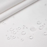 Awesome Home™ No Hook Slub Linen Texture Peva Snap-In Liner Shower Curtain
