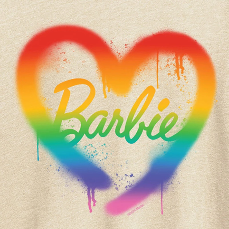 Womens Crew Neck Short Sleeve Regular Fit Barbie Graphic T-Shirt