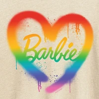 Womens Crew Neck Short Sleeve Regular Fit Barbie Graphic T-Shirt