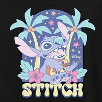 Womens Crew Neck Short Sleeve Regular Fit Graphic T-Shirt