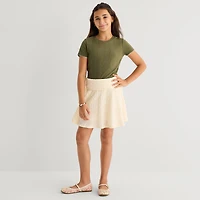Thereabouts Little & Big Kid Girls Crew Neck Short Sleeve T-Shirt