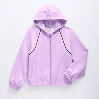 Xersion Little & Big Kid Girls Lightweight Windbreaker
