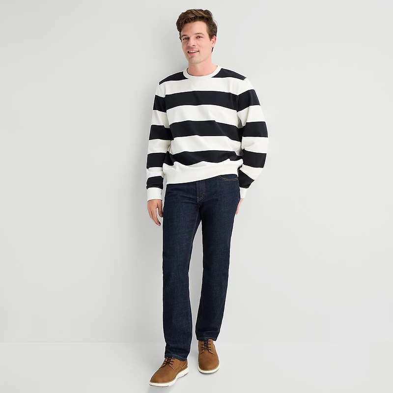 St. John's Bay Mens Crew Neck Long Sleeve Sweatshirt