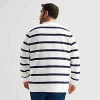 St. John's Bay Mens Crew Neck Long Sleeve Big and Tall Sweatshirt