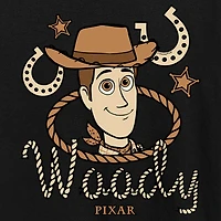 Womens Crew Neck Short Sleeve Regular Fit Toy Story Graphic T-Shirt