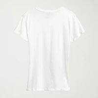 Womens Crew Neck Short Sleeve Regular Fit Tiana Graphic T-Shirt