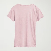 Womens Crew Neck Short Sleeve Regular Fit Minnie Mouse Graphic T-Shirt