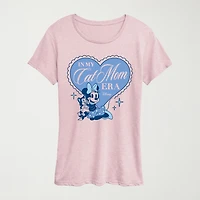 Womens Crew Neck Short Sleeve Regular Fit Minnie Mouse Graphic T-Shirt