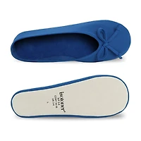 Isotoner Spandex Womens Ballerina Slippers