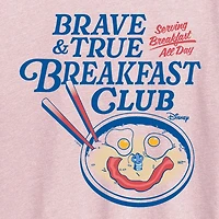 Womens Crew Neck Short Sleeve Regular Fit Princess Mulan Graphic T-Shirt